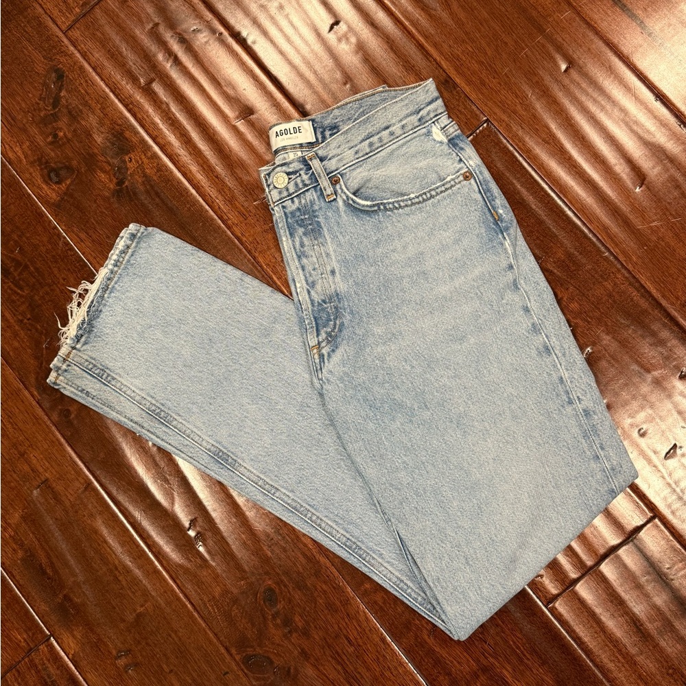 Agolde Lana Jeans in Riptide - Picture 3 of 7